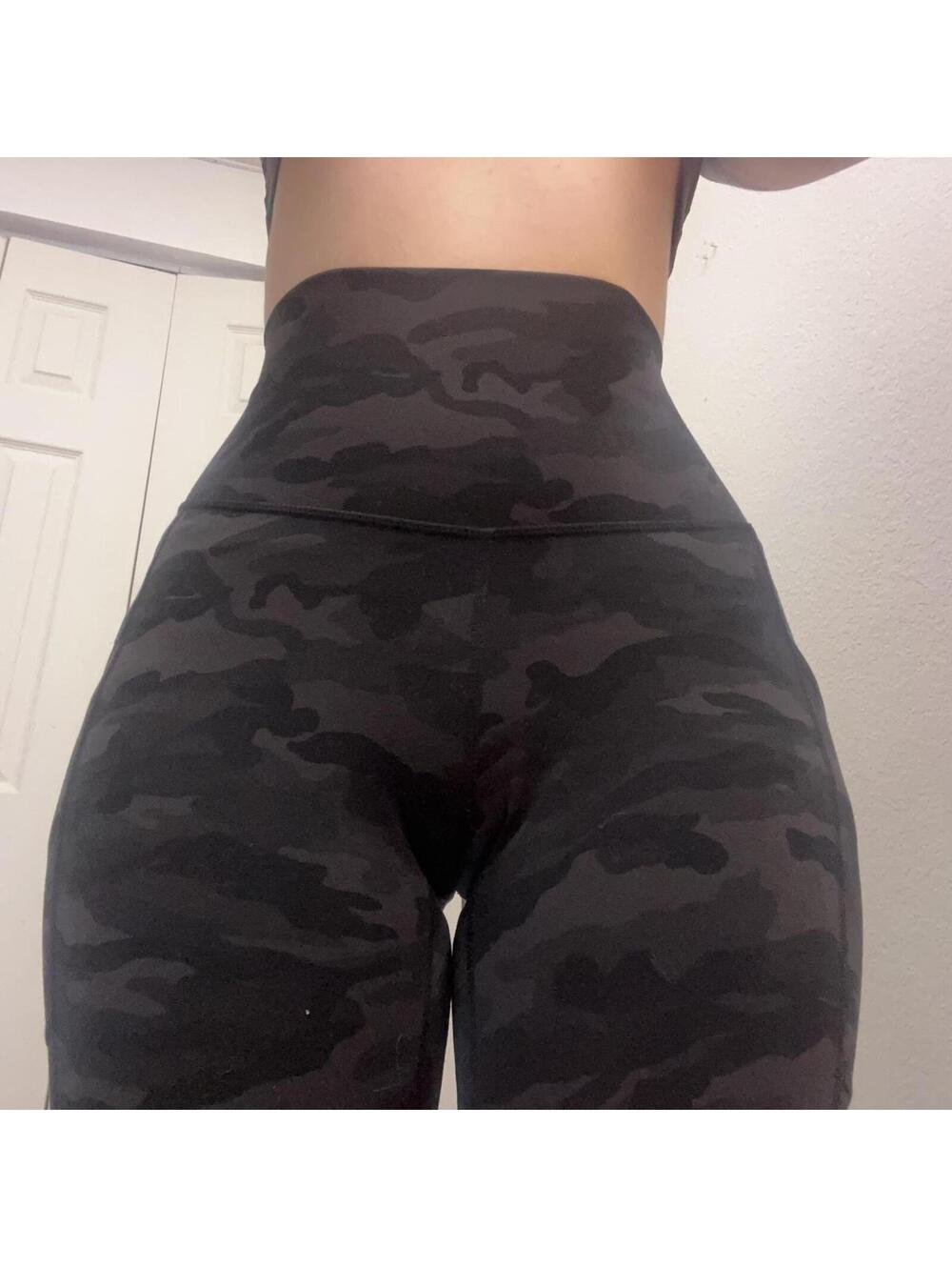 black camo leggings